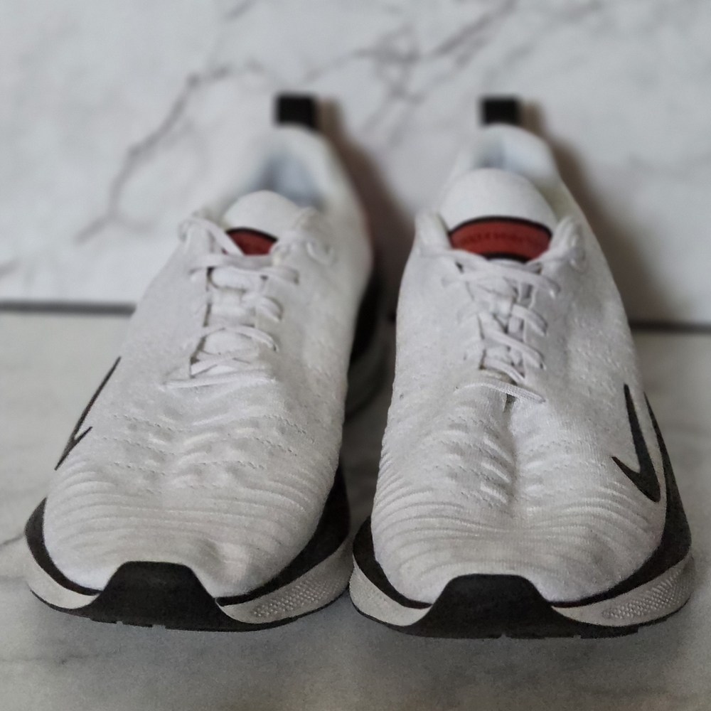 Nike ReactX Infinity Run 4 White Black Light Crimson Men Sneakers Shoes 13 - Picture 3 of 9